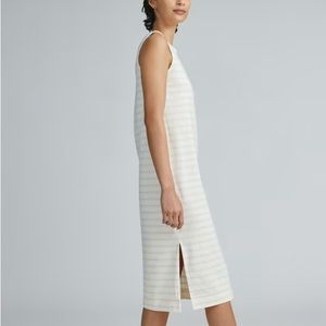 Small everlane dress white and beige